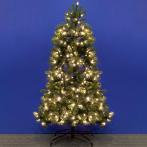 Home KMF 6/210 műfenyő beépített világítással, 500 db LED, 210 cm magasság, 119 cm átmérő, talpkapcsoló, 4 funkció 143672726 - Karácsony