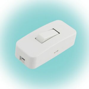 Home by Somogyi Zsinórközi 1 pol kapcsoló, fehér - NV 1K/WH 143672758 - Home by Somogyi