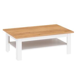 Kisasztal, fehér alba/tölgy craft arany, LANZETTE T 143673028 - Dohányzóasztal