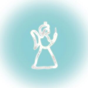 Home KID 413 angyal ablakdísz, 8 db LED, öntapadós elemtartó 143673283 - Karácsony