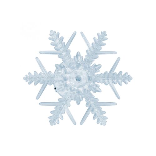 Home KID 331/WH LED-es hópehely ablakdísz, beltéri kivitel, öntapadós, hidegfehér LED