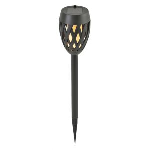 Home MX 200 napelemes kerti fáklya, 12 LED, automatikus, napelem és töltő, időjárásálló 143673574 - Home by Somogyi