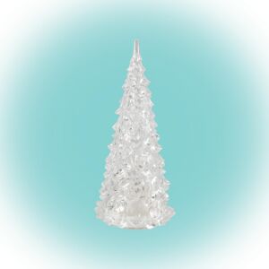 Home CDM 12 LED-es fenyőfa asztali dísz, 12cm, 3D akril dekoráció 143673728 - Karácsony