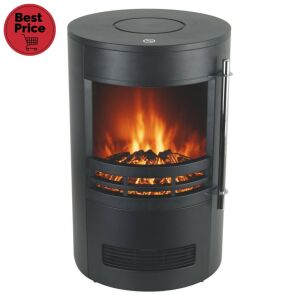 Home FKK 14 szabadon álló elektromos kandalló, 1000W/2000W, fekete 143673907 - Elektromos kandalló