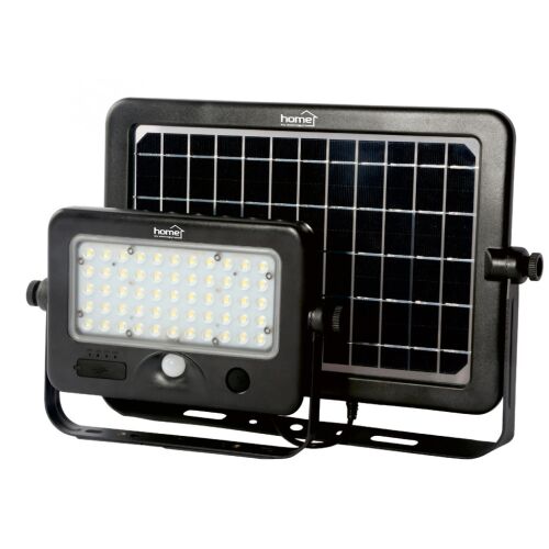 Home FLP 1100 SOLAR, szolárpaneles LED reflektor, PIR mozgásérzékelő, 1100 lm, 6000 K, 7200 mAh 143674011