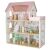 LULILO Peonio 70cm rózsaszín fa babaház bútorokkal és figurákkal