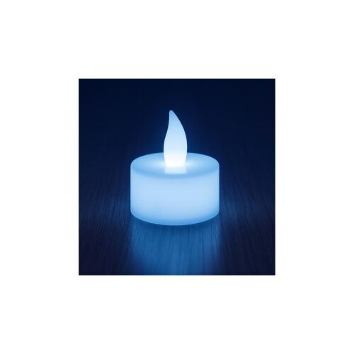 Fehér LED teamécses hideg fehér láng hatással