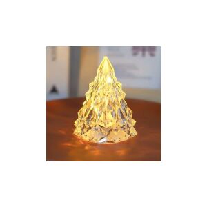 Karácsonyfa alakú LED mécses, meleg fényű ünnepi dekoráció - Mécses