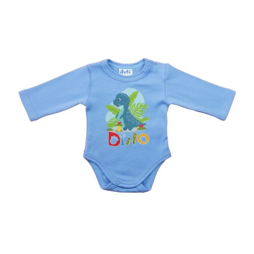 Hosszú ujjú baba body - Dinó mintával 143675215