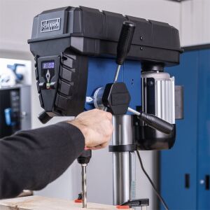 Scheppach TBM 250 Vario oszlopos fúrógép keresztlézerrel 143675284 - Scheppach