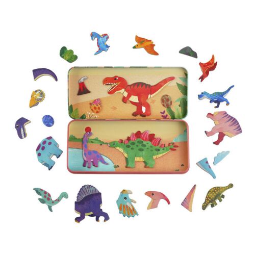 Mágneses puzzle játék, Dinoszauruszok MierEdu 143679846