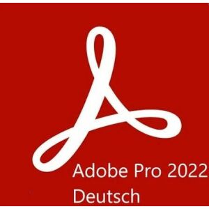 Adobe Acrobat Pro 2022 - Vollversion - Deutsch - Windows - BLITZVERSAND