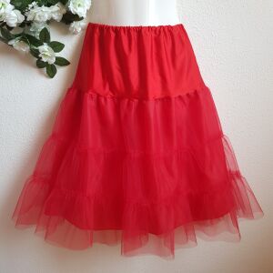 ESKÜVŐ ASZ31 - Rugalmas felső részű 2+1 rétegű fodros alsószoknya - több színben 143685416 - Lovaskate