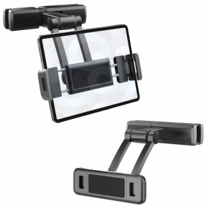 Állítható tablet- és telefontartó autós fejtámlára 🚗 143685420 - Autós tablet tartó