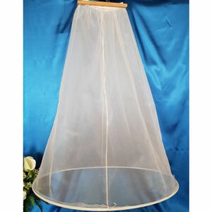 ESKÜVŐ ASZ38 - 1 körös  Ø72cm fehér menyasszonyi alsószoknya, abroncs 143685495 - Lovaskate