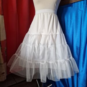 ESKÜVŐ ASZ87 –  Rugalmas felső részű dupla fodros alsószoknya 143685815 - Lovaskate