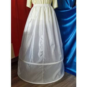 ESKÜVŐ ASZ91 - 2 körös fehér selyem menyasszonyi alsószoknya, abroncs 143685836 - Lovaskate