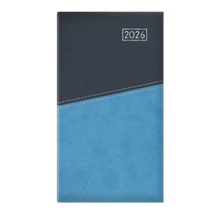 Zsebnaptár, álló elrendezésű, TOPTIMER "Duplex", kék-világoskék 143691819 - TOPTIMER