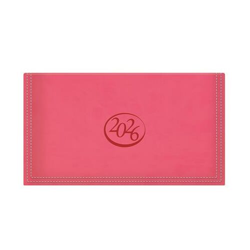 Zsebnaptár, fekvő elrendezésű, TOPTIMER, "Ace", korallpiros 143691835