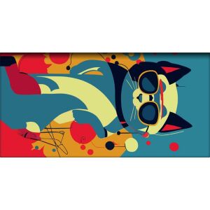 Zsebnaptár, fekvő elrendezésű, DAYLINER, "Colors Astro Cat" 143691839 - Irodai kiegészítő