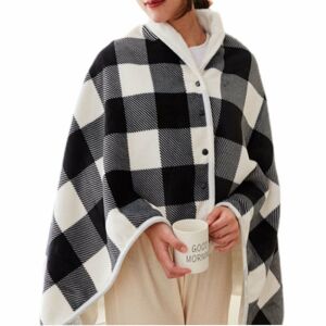 Elektrický vyhrievaný šál USB Teplý šál Časovač Funkcia Domáca kancelária Vyhrievanie chrbta Kolená Pohodlný teplý koberec 143693475 - Rehabilitačná pomôcka