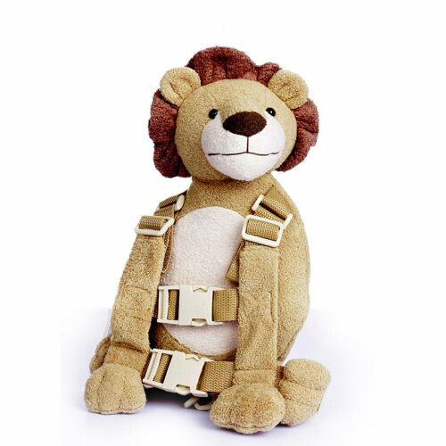 Detský ruksak 2 v 1 s plyšovým zvieracím dizajnom s bezpečnostnými popruhmi 143694277