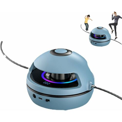 Моторизирано въже за скачане с дистанционно управление, Bluetooth музика, 10 регулируеми скорости 143694379