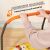 Детски сгъваем батут за дома, еластичен плат, 62 см подскачаща повърхност, метална конструкция, 50 кг капацитет, безшумни гумени крачета, защитен дизайн на дръжката, възраст над 3 години 143694433