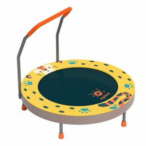 Detská skladacia trampolína na doma, elastická látka, 62 cm skákacia plocha, kovová konštrukcia, nosnosť 50 kg, nehlučné gumené nožičky, dizajn ochrannej rukoväte, vek 3+ 143694433 - Posilňovanie