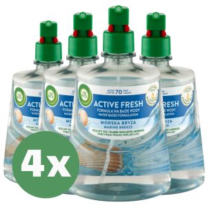 Air Wick 24/7 Active Fresh Sea Breeze Nachfüllpackung für automatische Lufterfrischer 4x228ml 145631989 - Lufterfrischer