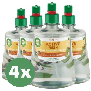 Air Wick 24/7 Active Fresh Vanilla and Jasmine Refill for automatic air freshener 4x228ml 145631892 - Air Freshener