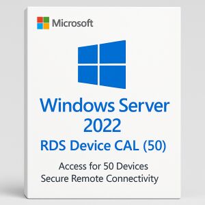 Microsoft Windows Server 2022 RDS Device CAL (50) - Prístup pre 50 zariadení - Kancelárske softvéry