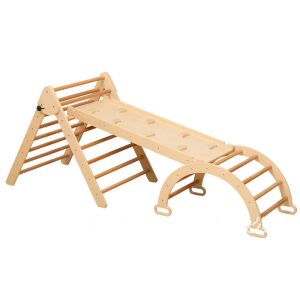 Kletterspielzeug für Kleinkinder Holz-Kletterdreieck-Set