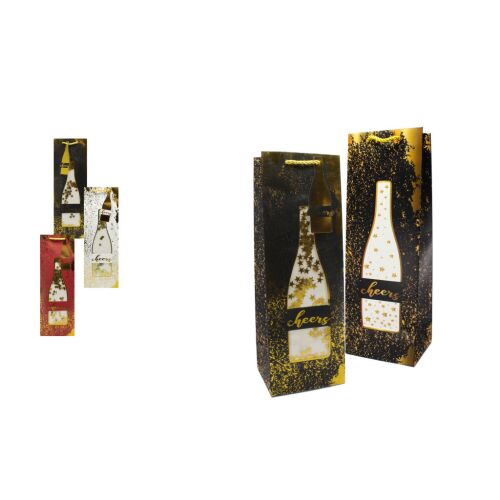 Ajándéktasak Papír Boros 12*10*35cm Lu-64 143697121