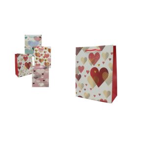 Ajándéktasak Papír Dekoros Kicsi 8.5*18*23cm Lu-83