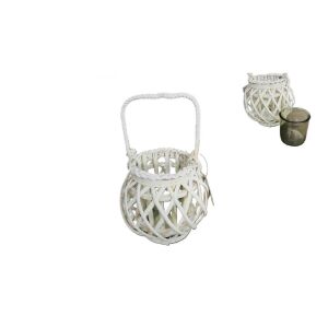 Mécsestartó Fehér 90-M-2/FEHÉR - D15/20*H20cm 143697180 - Mécsestartó