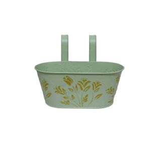 Bádog Kaspó Ovális Akasztós 140-B-516 - (26*14)*11H*(21*11)cm