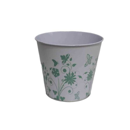 Bádog Kaspó Lepkés 140-B-505 - D18*16H*D13cm 143697226