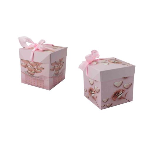 Ajándék Doboz Papír Szíves 11*11*11cm Lu-85 143697237