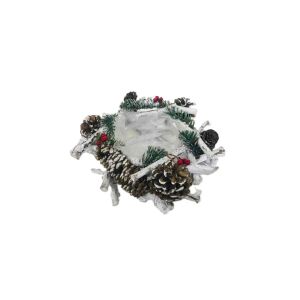 Kaspó Kerek Toboz-Fenyő 210-64 - D25*H11cm