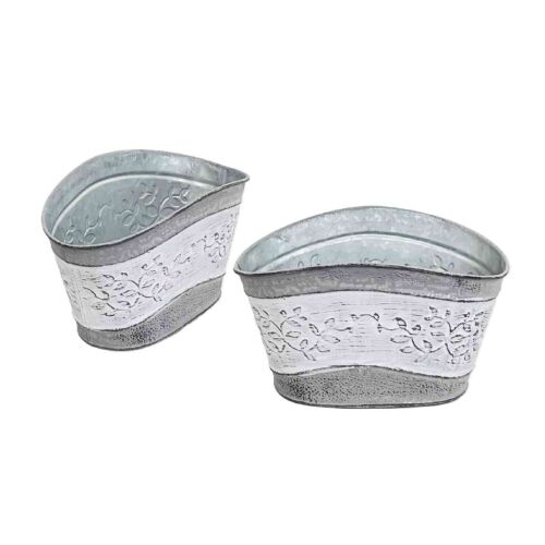 Bádog Kaspó Domború 140-B-22-12 - 18*11*H9/11cm 143697369