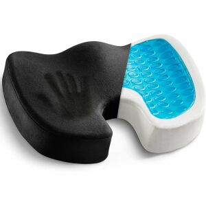 Sitzkissen aus Memory Foam-Gel, rutschfester und waschbarer Bezug 143697557 - Küchenaccessories