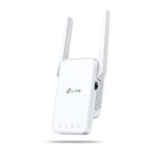 TP-Link RE315 WLAN-Repeater, schräge Ansicht mit Ethernet-Anschluss - Signalverstärker