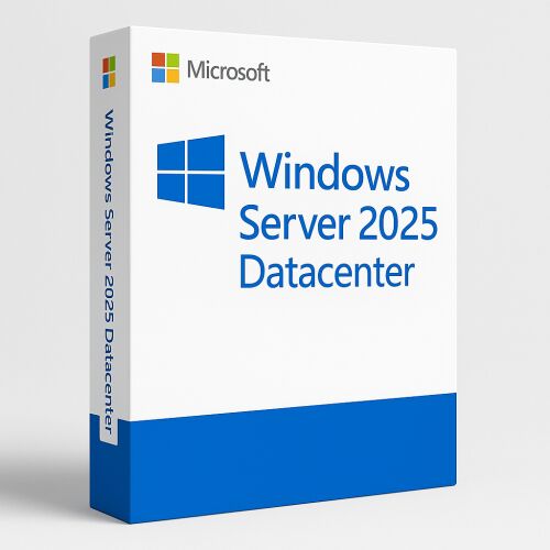 Microsoft Windows Server 2025 Datacenter– 512 core – 50 Device/User Cal
