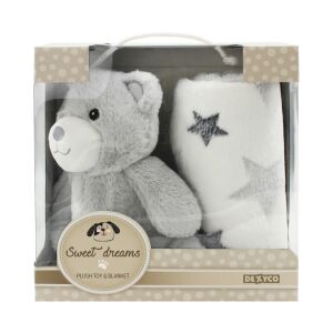 SWEET DREAMS Takaró és játékmaci szürke 143698954 - MGA Entertainment