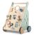 Close-up of Nukido Wooden Activity Walker NK-857 with interactive elements
