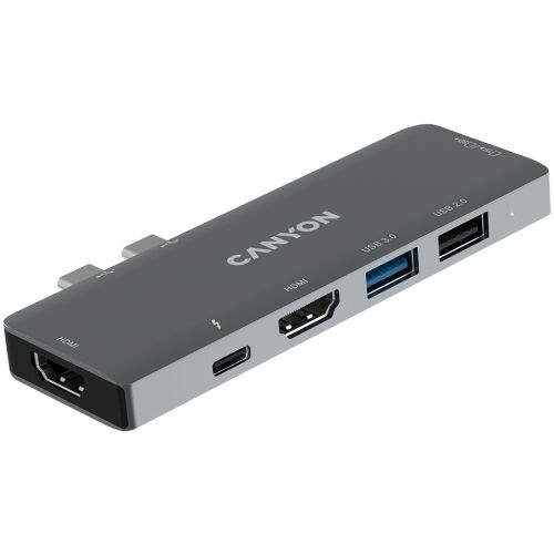 CANYON agy DS-5 7in1 Thunderbolt 3 asztroszürke 143709485