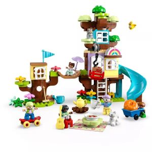LEGO® DUPLO®: Dom na drzewie 3 w 1 10993 144399981 - Interaktywna gra dla dzieci, LEGO DUPLO, Indiański namiot, Gra rozwojowa dla małych dzieci, Interaktywny pluszak i Plusz