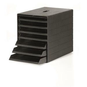 Irattároló, műanyag, 7 fiókos, DURABLE "Idealbox Plus", antracit 143718240 - Durable