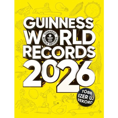 Guinness World Records 2026 könyvborító, rekordokat bemutató kiadás - Természettudomány